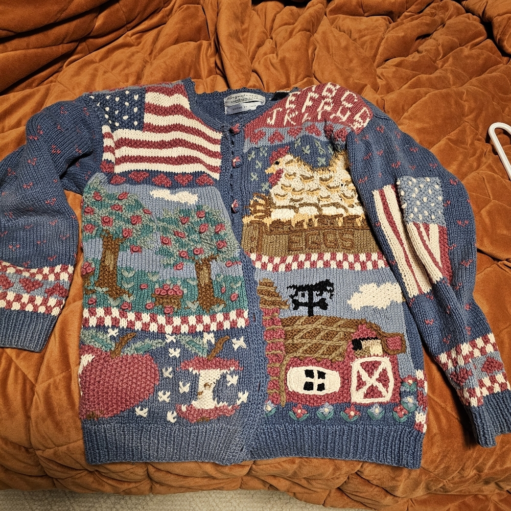 Vintage Knit Farm Cardigan